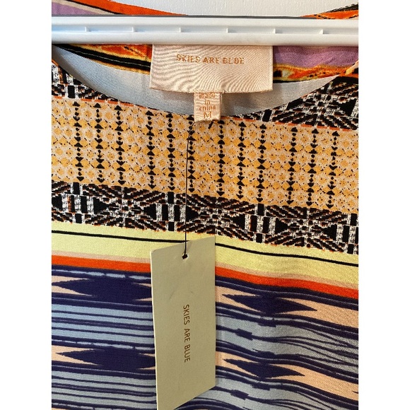 Colorful Western Pattern Dress - Picture 2 of 2